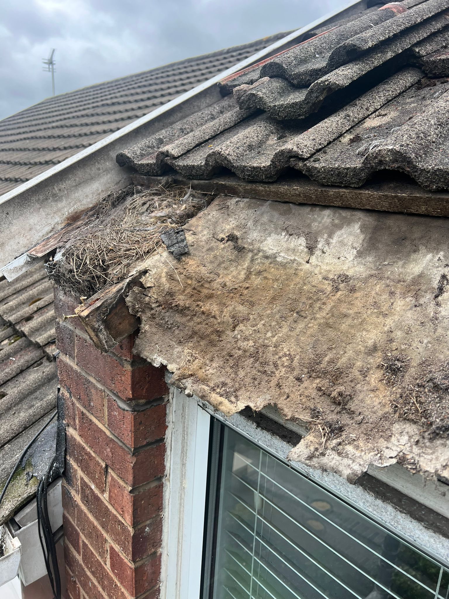 The roofing service fascia repairs